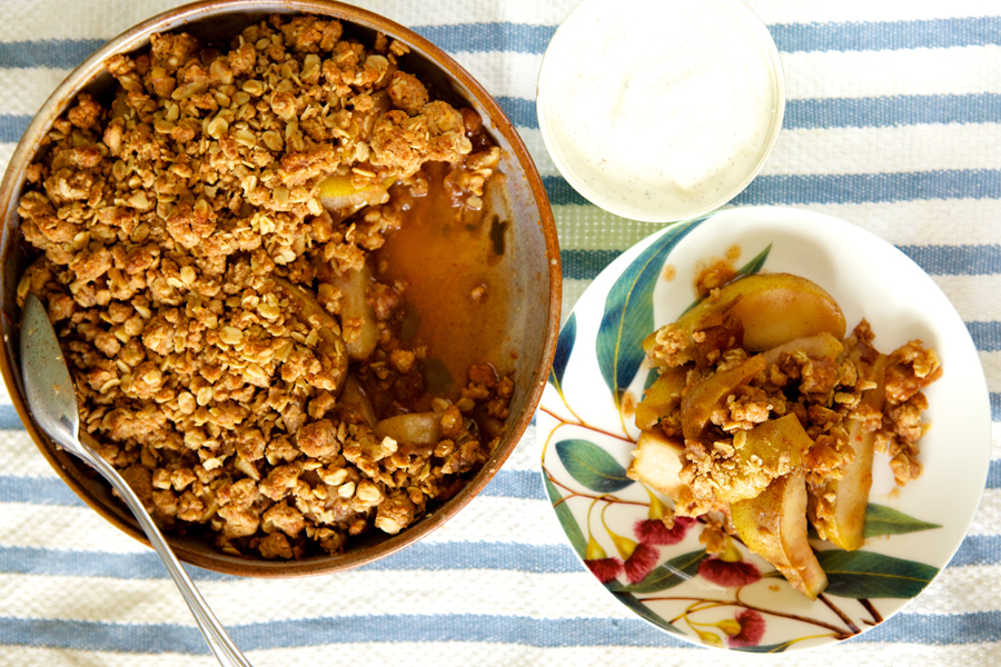 Best Ever Pear Crumble